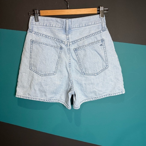 Madewell Blue Jean Shorts High-Waisted Relaxed Fit - Picture 8 of 13